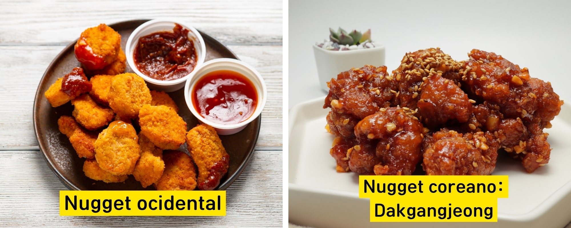 dakgangjeong chicken nugget