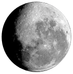 fases da lua em coreano