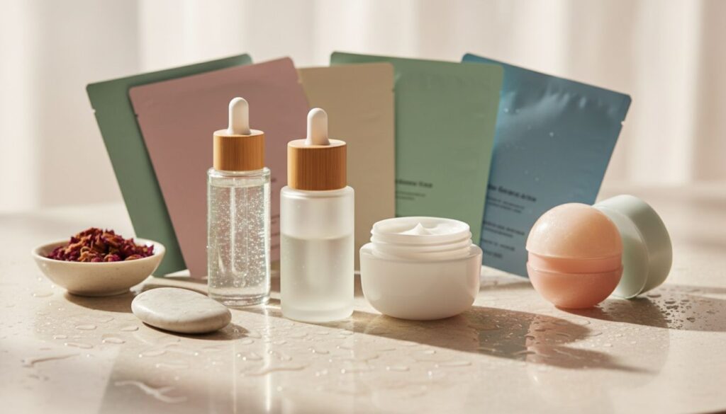 Cosméticos coreanos famosos com ferramenta de busca completa
